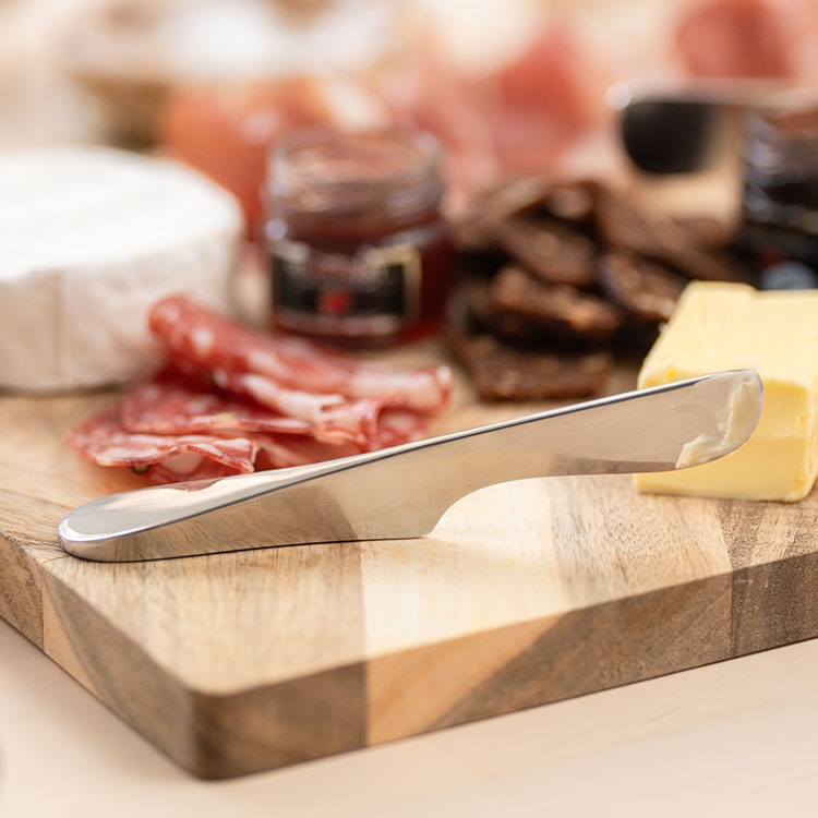 Smørkniv der kan så, rustfrit stål