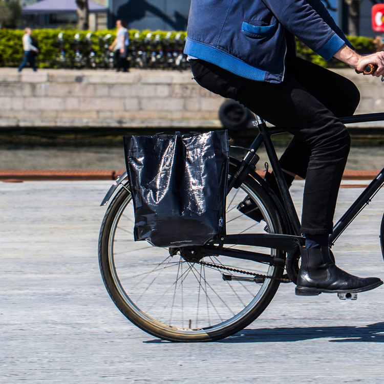 Indkøbsnet til cyklen