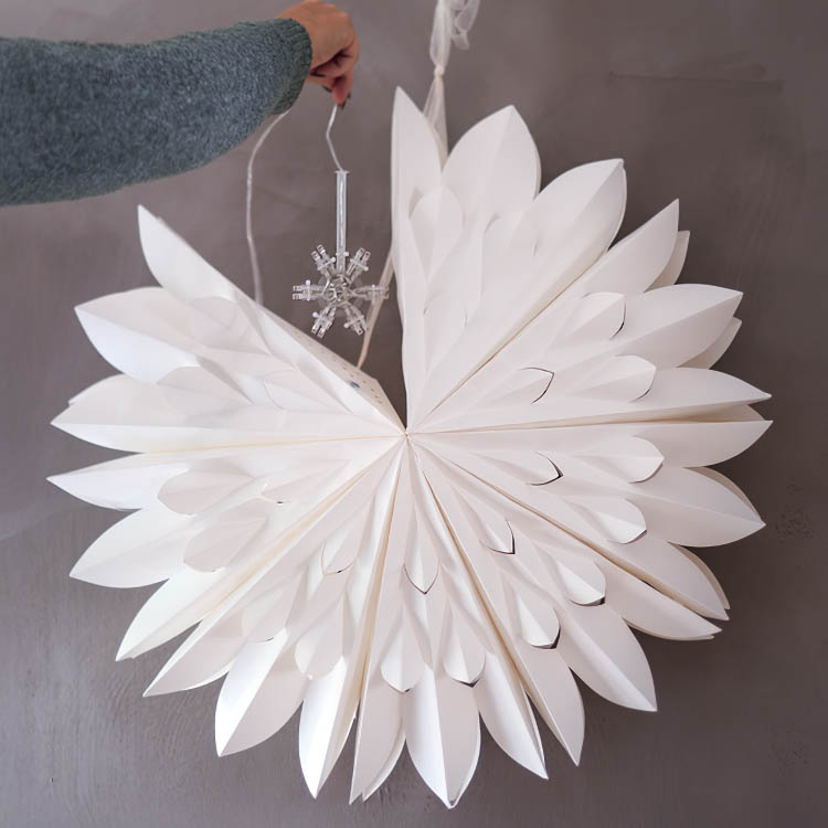 Batteridriven belysning till julestjernen