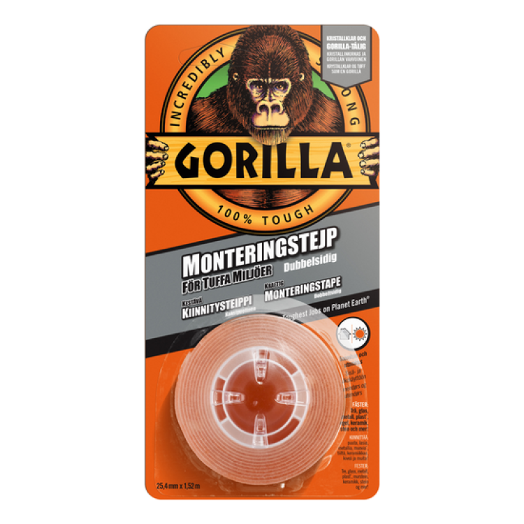 Dobbeltsidet Gorilla Tape