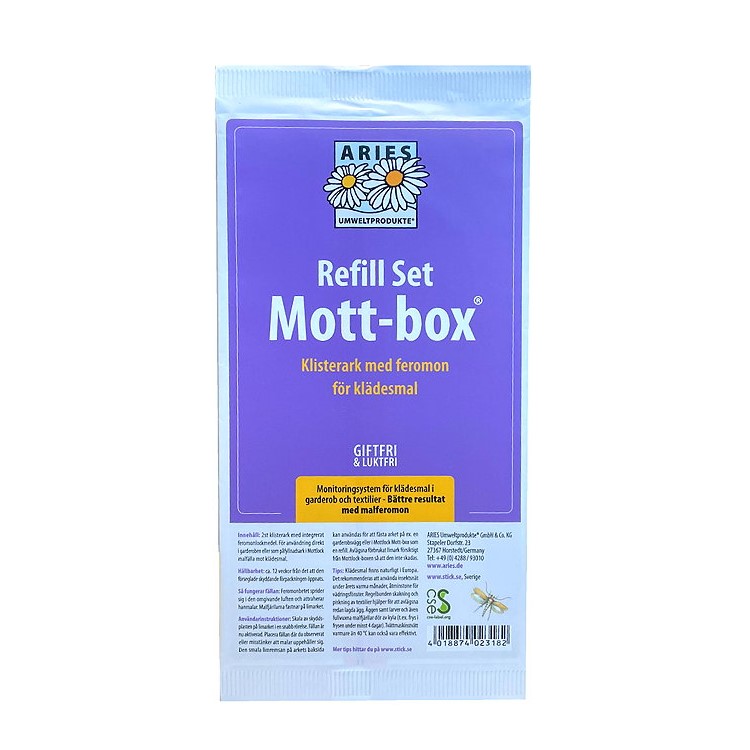 Refill til mølfælde 2 stk.