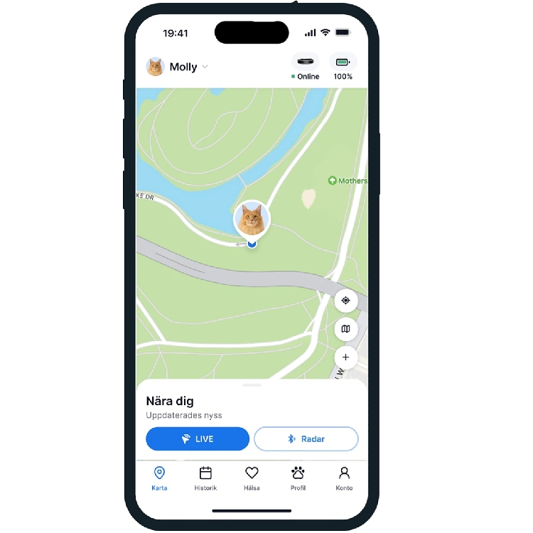 GPS til kat, Tractive
