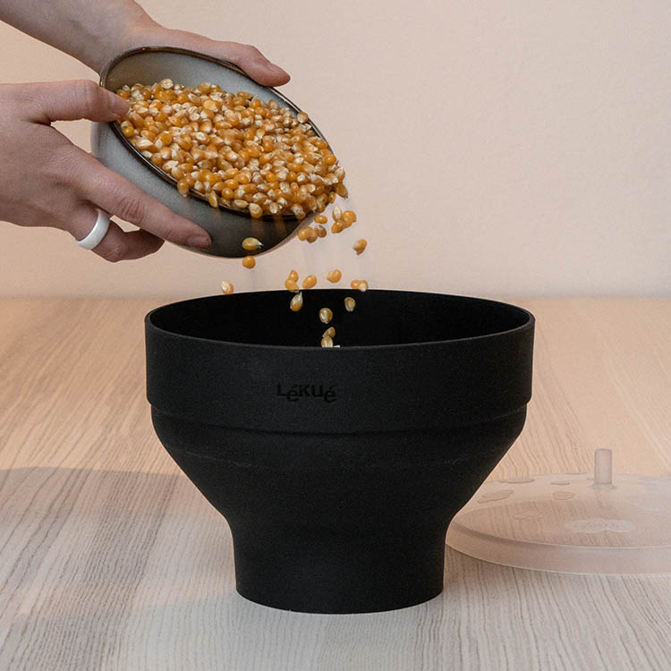 Popcorn maker til mikroovn, Sort
