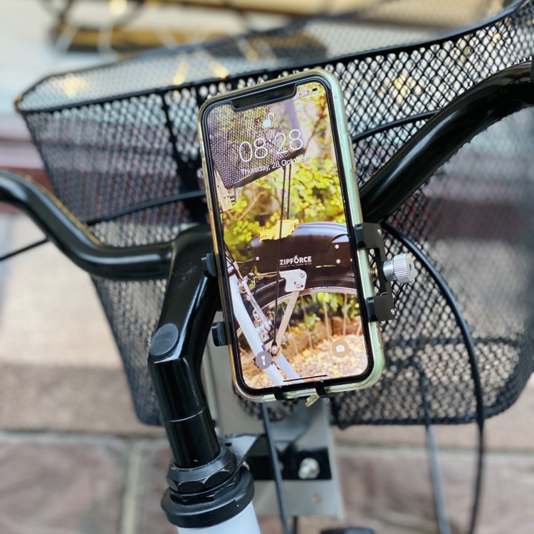 Mobiltelefonholder til cykel, Zipforce