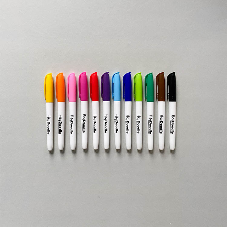 Ekstra tuscher til farvelægningsmåtte