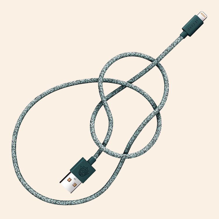 USB-kabel i genanvendt fiskenet, 2 meter
