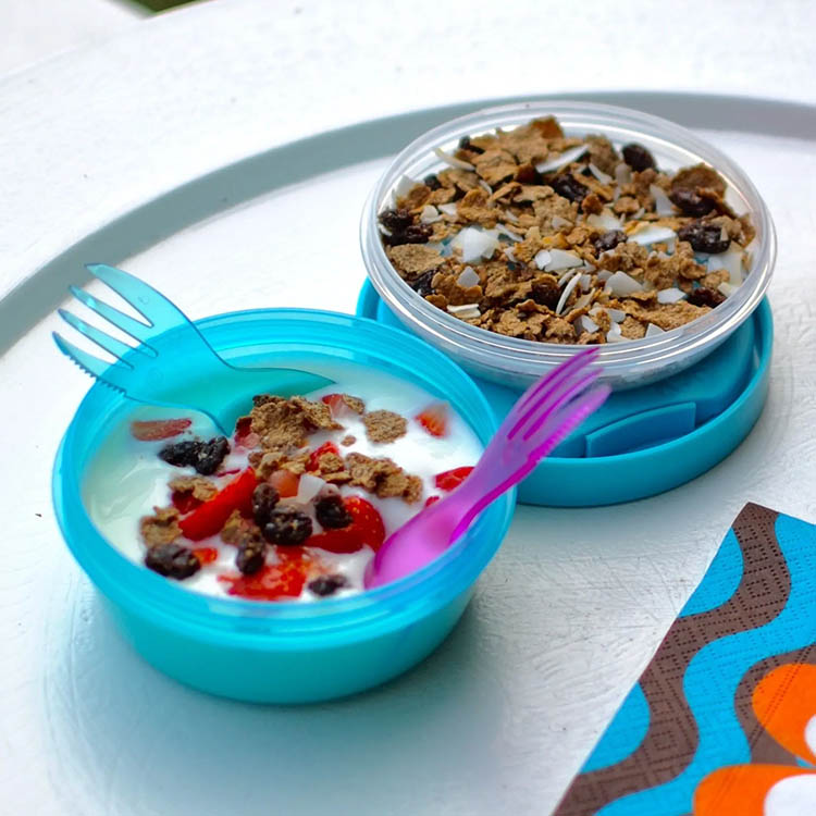 Yoghurtskål med køleelement