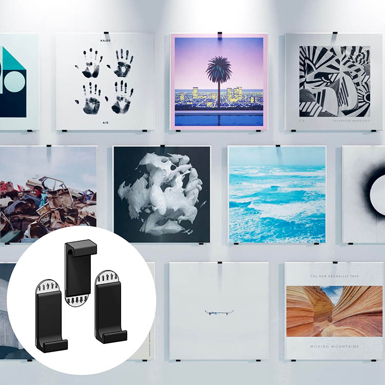 Selvklæbende LP kroge 6-pak