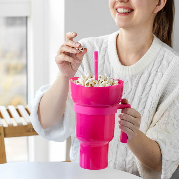 Krus med snackskål