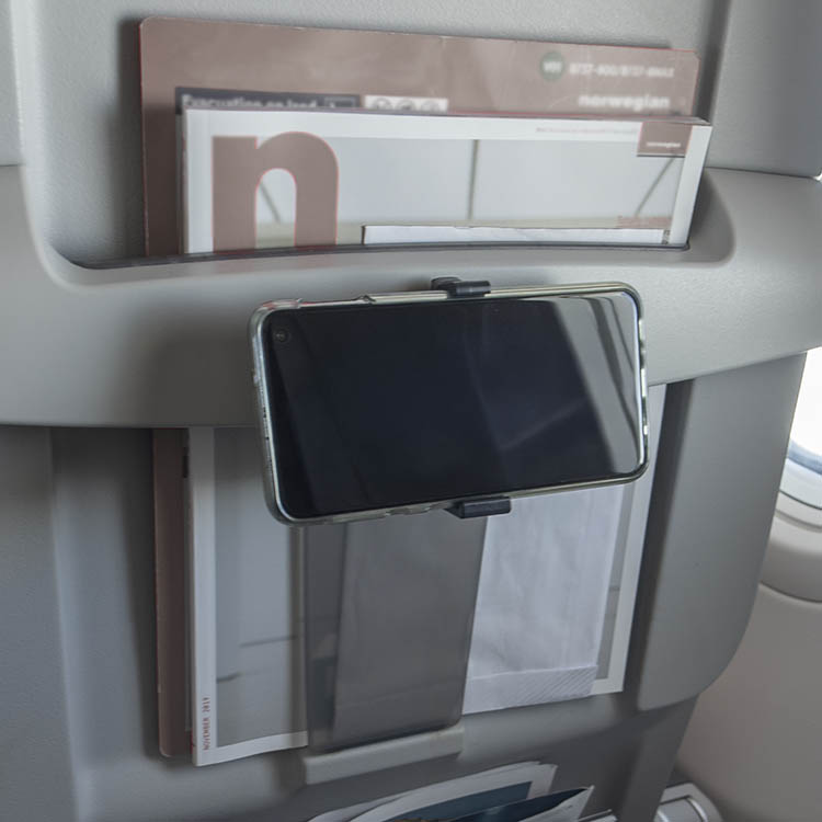 Mobiltelefonholder til fly