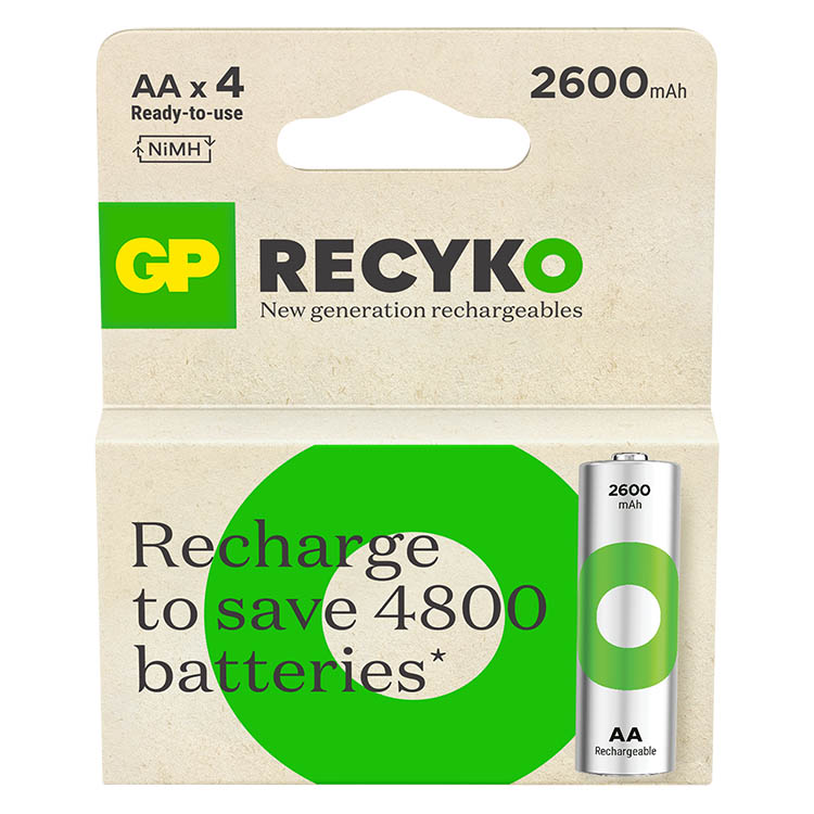 Genopladelige batterier, GP ReCyko
