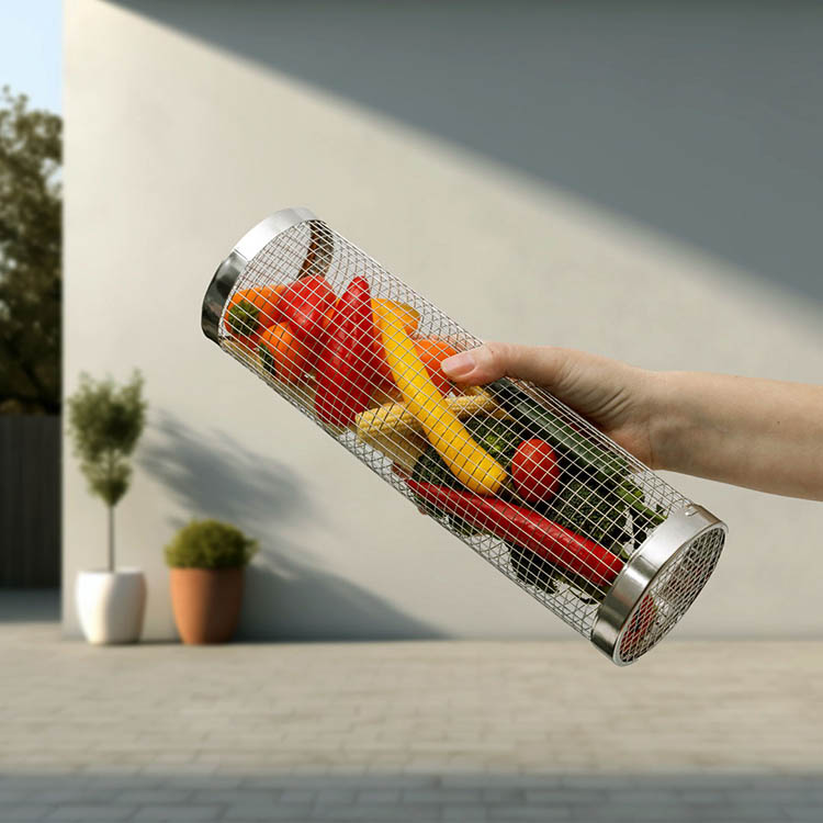 Grillkurv cylinder