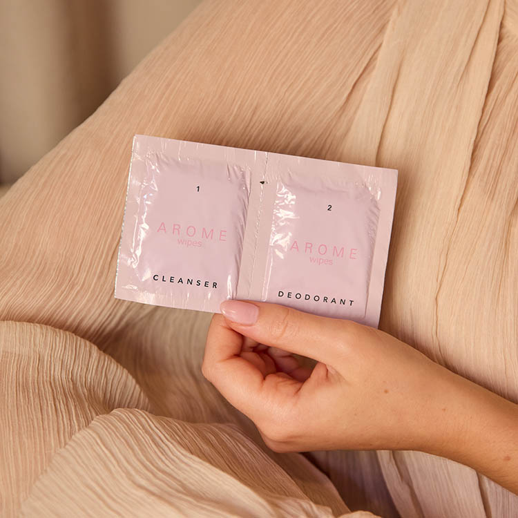Arome, Deo wipes, 10-pak