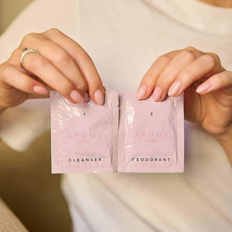 Arome, Deo wipes, 10-pak
