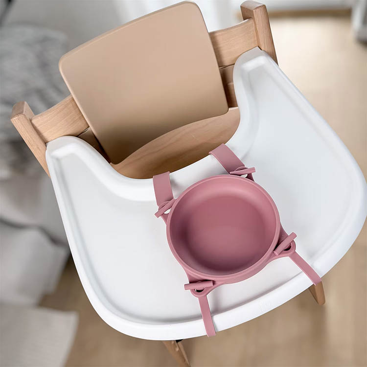 Børneskål med sugekop og strop