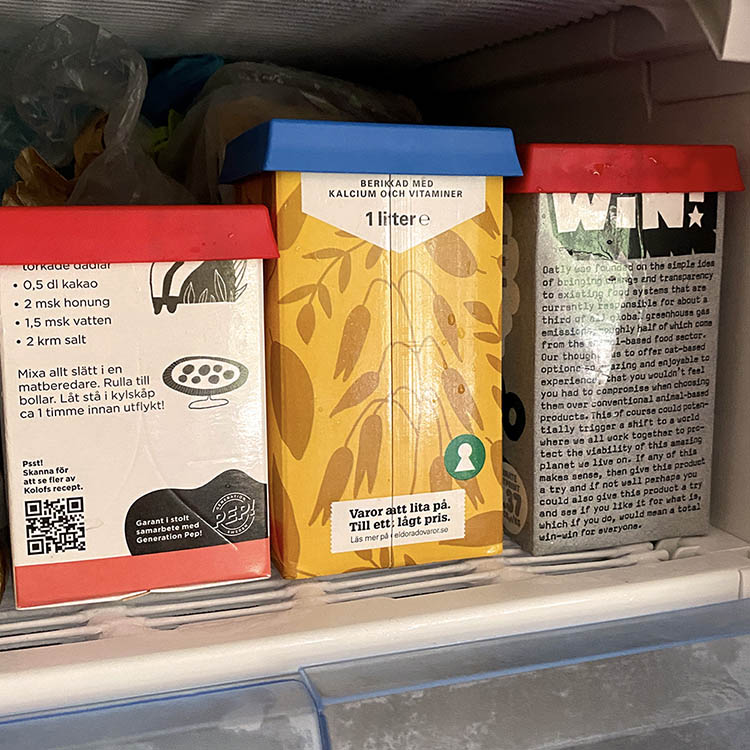 Låg til drikkevarekarton, reUselid