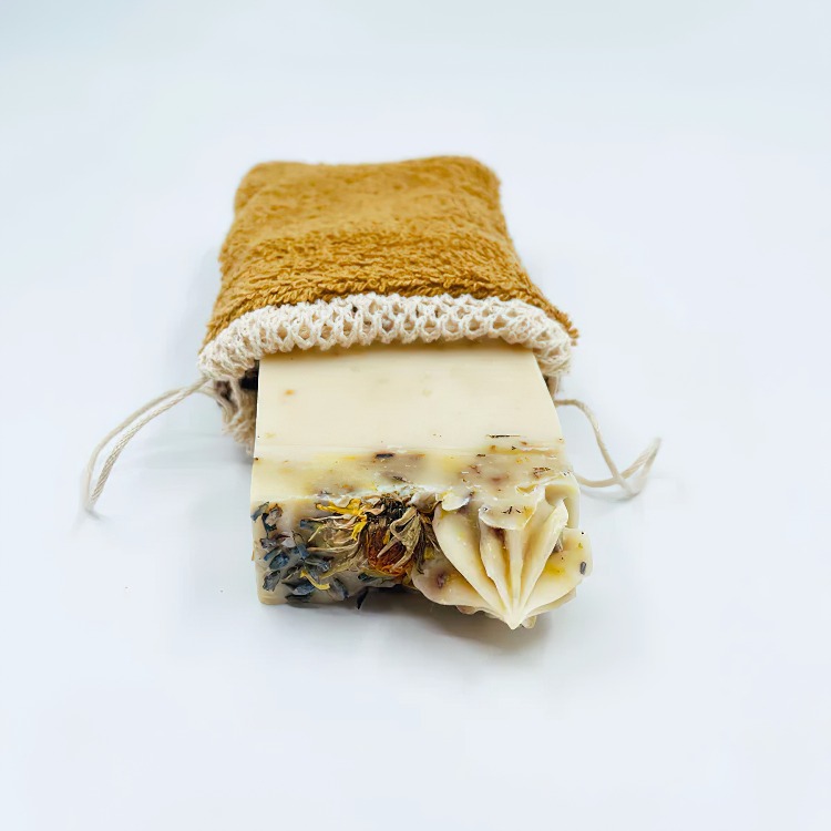 Sæbepose med skrubbeflade