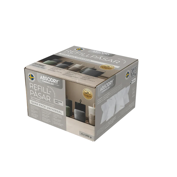 Refill til luftaffugter Absodry 4-pack