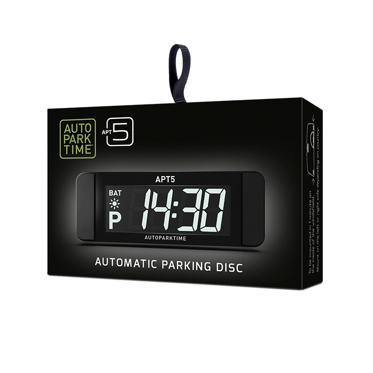 Automatisk p-skive Autoparktime, model 5