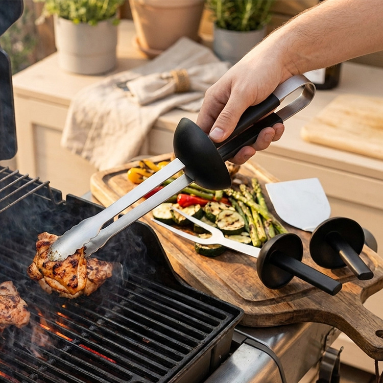 Grillset med varmeskærm, Born in Sweden