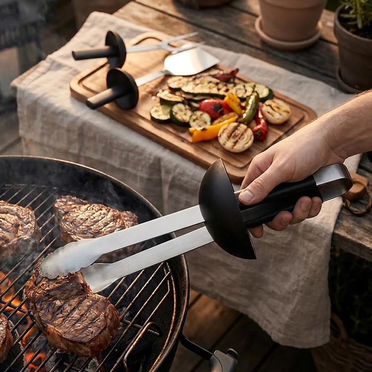 Grillset med varmeskærm, Born in Sweden