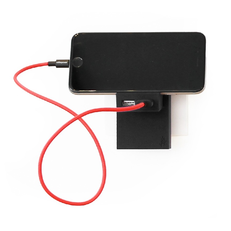 Vægadapter USB-A med stativ