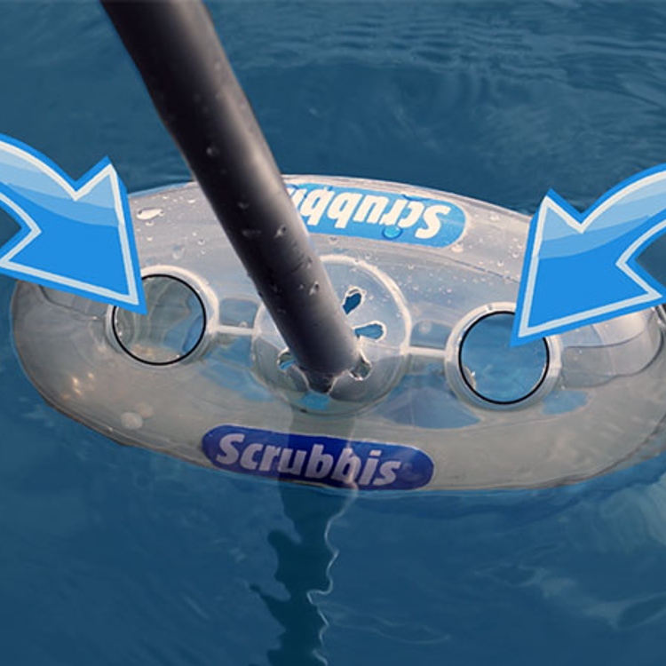 Skrubbebørste med vandbeholder, Scrubbis
