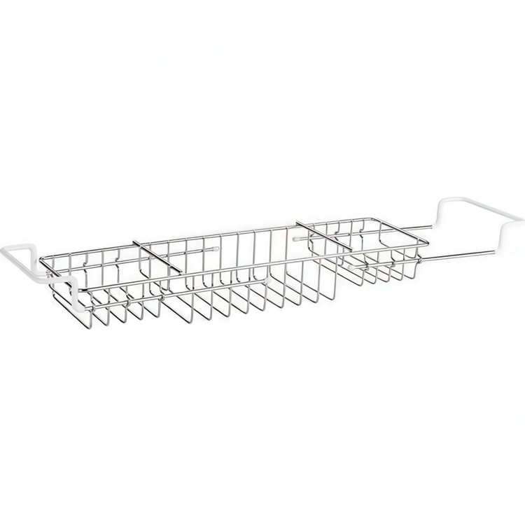 Udtrækkelig badekarsbakke i metal, 58-92 cm