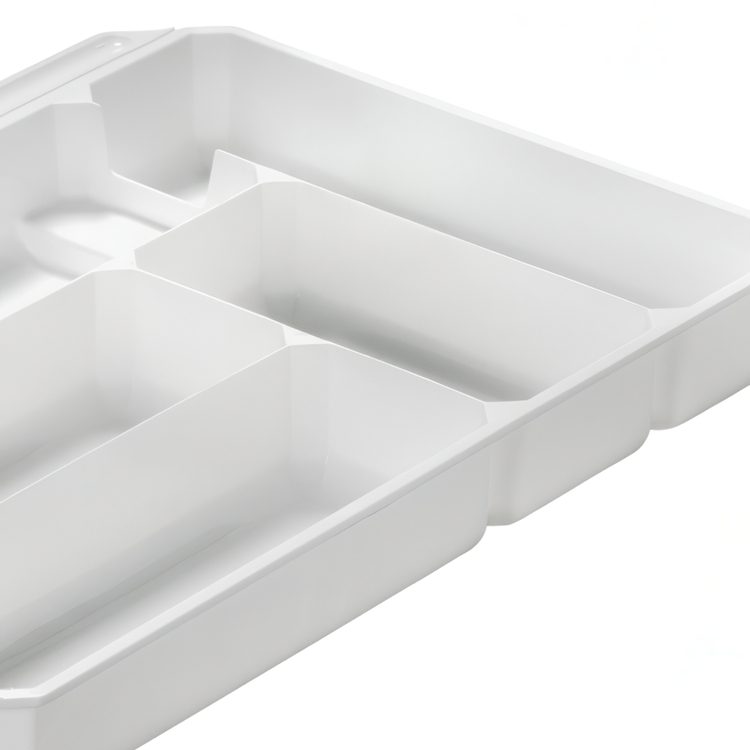 Bestikbakke i plast med 5 rum