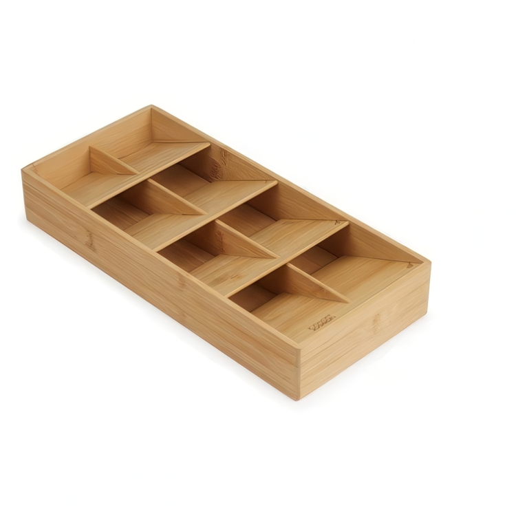 Smal bestikbakke i bambus 8 rum, Joseph Joseph