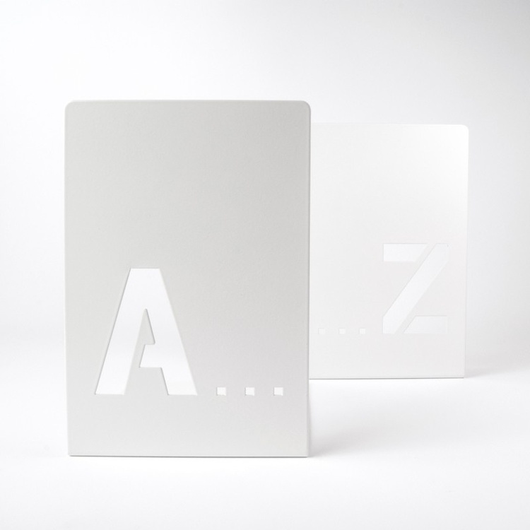 Bogstøtter A-Z 2-pak