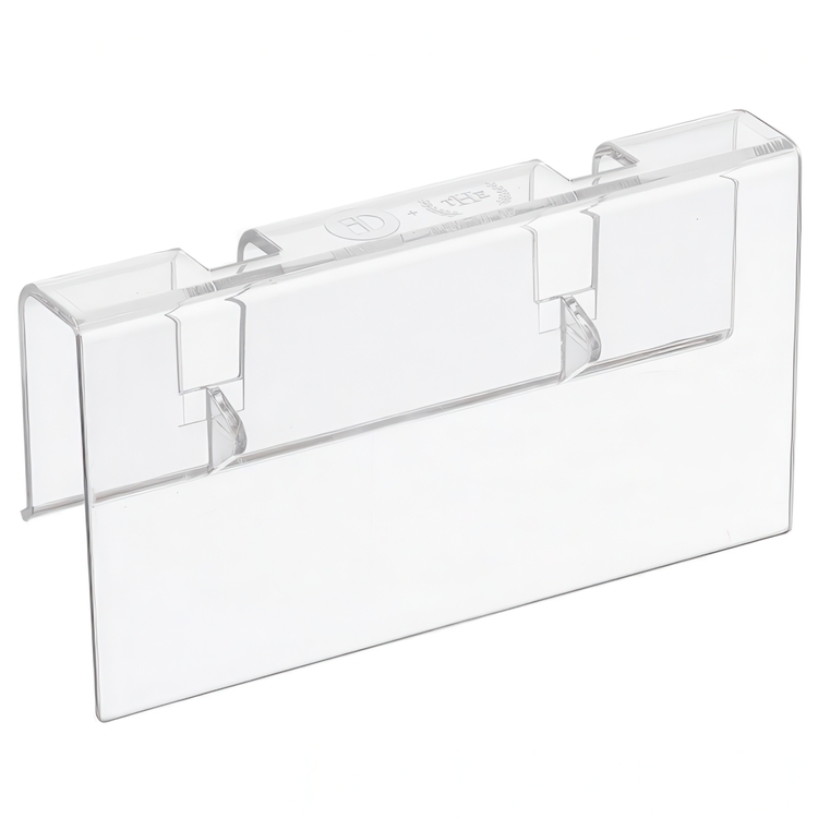 Transparent etiketklemme 3-pak
