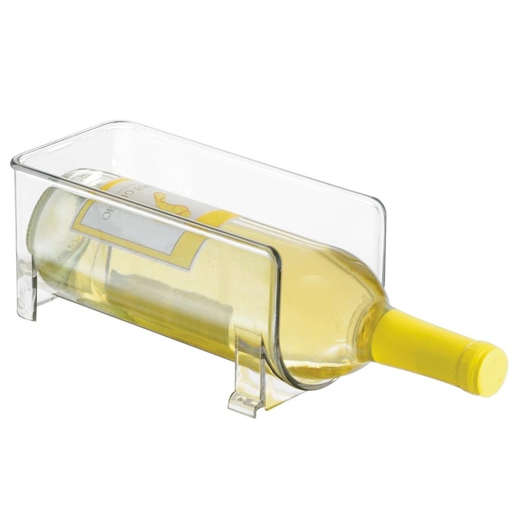 Flaskestativ, Stabelbart, RPET WINE & DRINK RACK, 10 x 20 x H 10 cm, Transparent