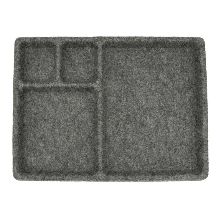Opbevaringsbakke i filt, 28,6x20x2 cm