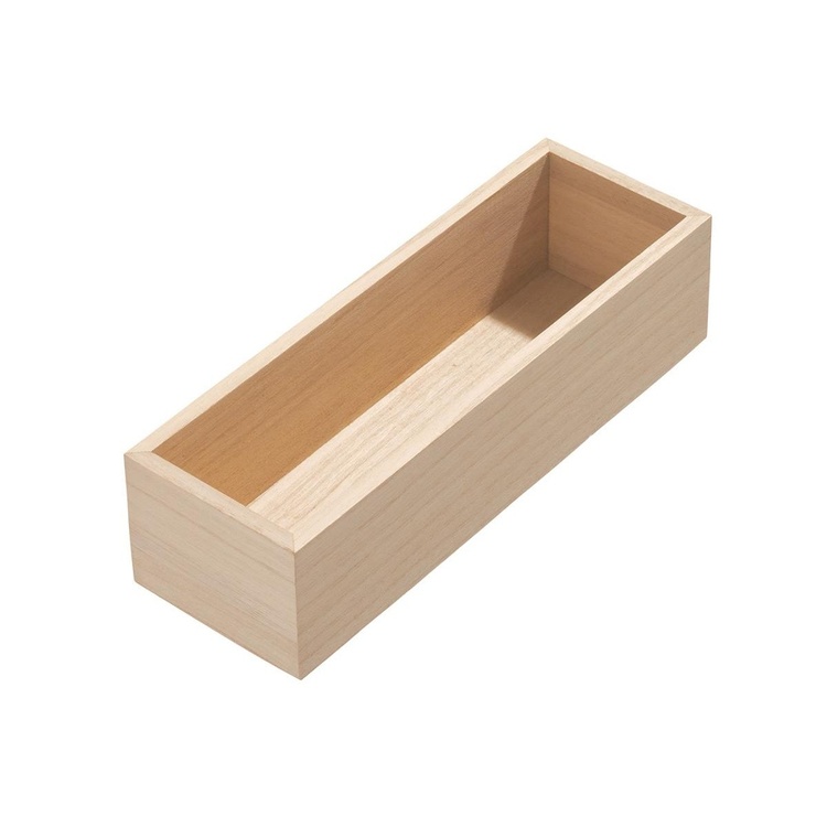 Skuffeindsats i træ, 25,4x8,6 cm, iDesign