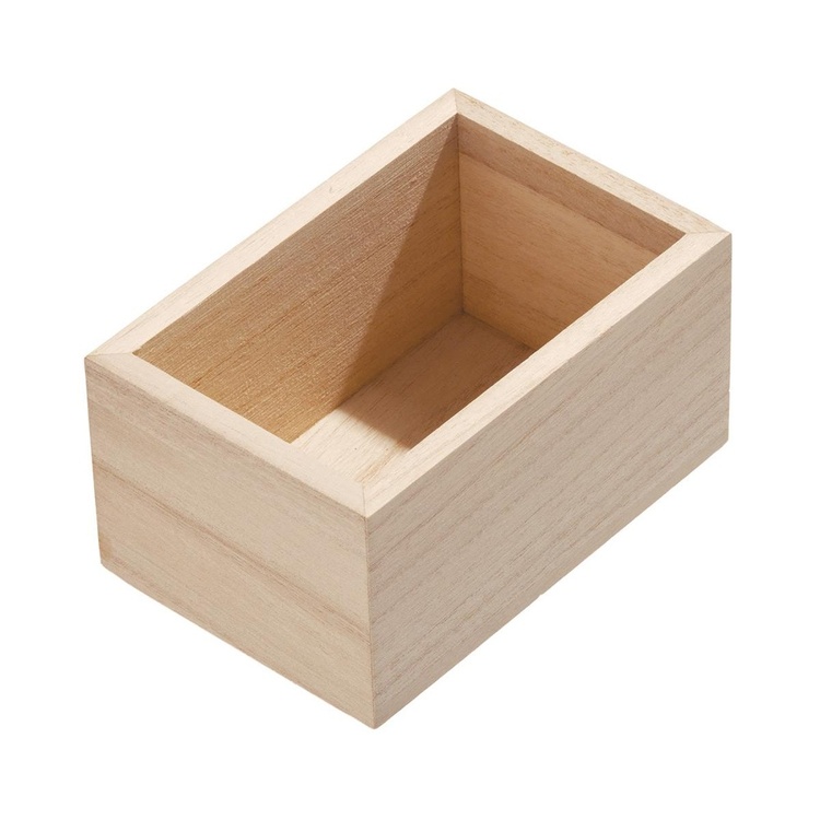 Indsatsbakke i træ, 12,7x8,6 cm, iDesign