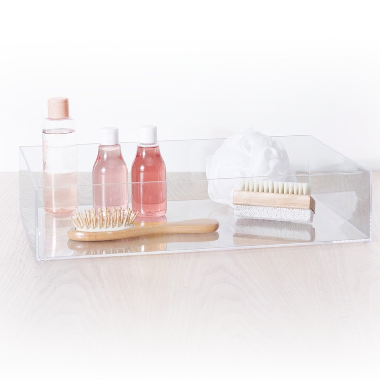 Opbevaringsbakke, stabelbar, SELENA ORGANISER XL, 38,5 x 25,6 x H 8,5 cm, klar