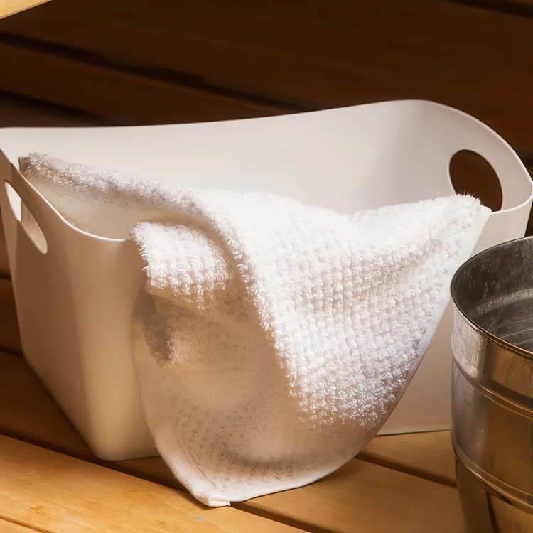 Åben opbevaringskasse 3,5L, Koziol, Hvid