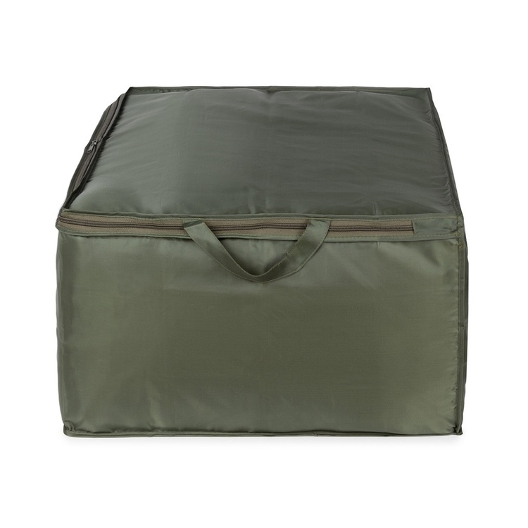 Opbevaringsboks af genanvendt plast, Blød, ECOLOGICAL GREEN, 70 x 50 x H 30 cm, Grøn