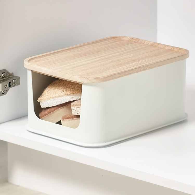Opbevaringskasse med trælåg, iDesign