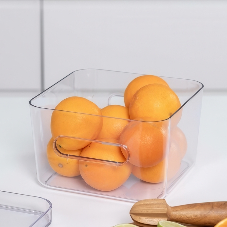 Åben kvadratisk opbevaringskasse 3,6 L, SmartStore