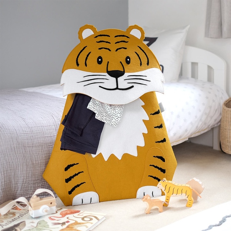 Opbevaringspose til børneværelset, Tiger