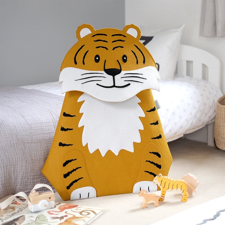 Opbevaringspose til børneværelset, Tiger