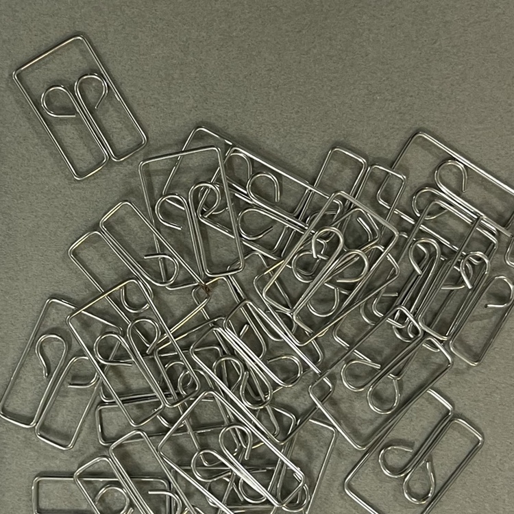 Clips i metal, 100 stk., OWL, 2,7 cm, Sølv