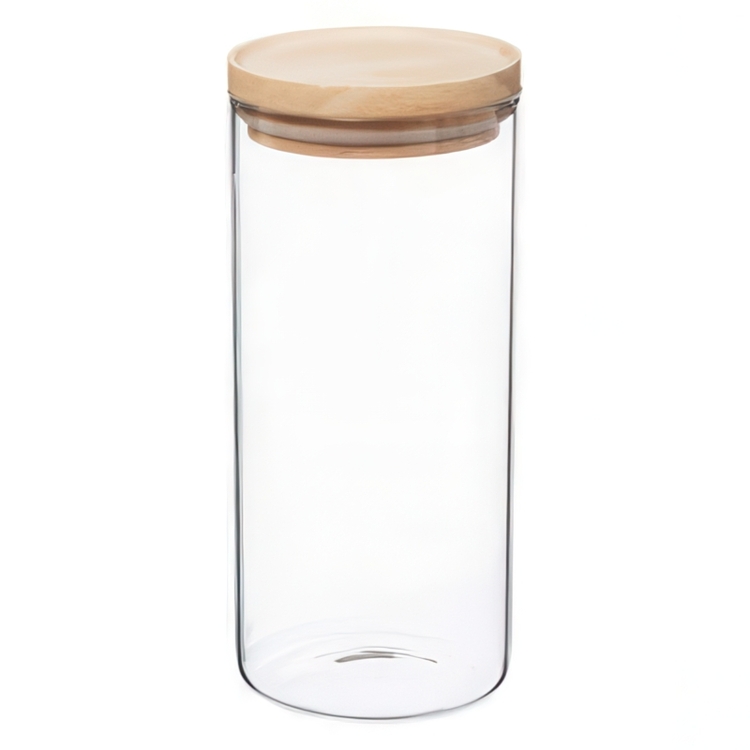 Rund opbevaringsglas 1,3 L, 5five