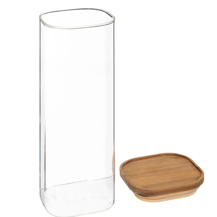 Opbevaringskrukke i glas 2L, 5five