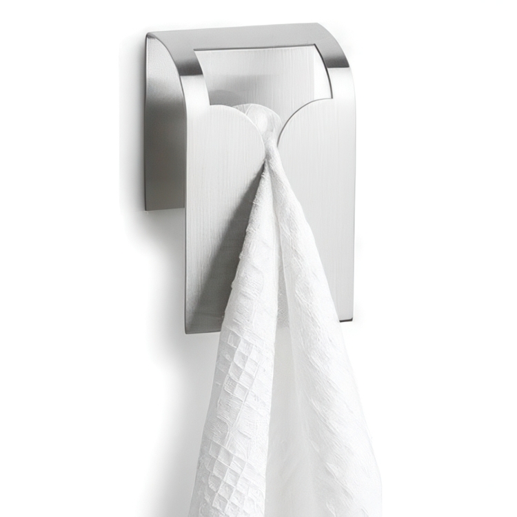 Selvklæbende håndklædeholder i metal, Blomus