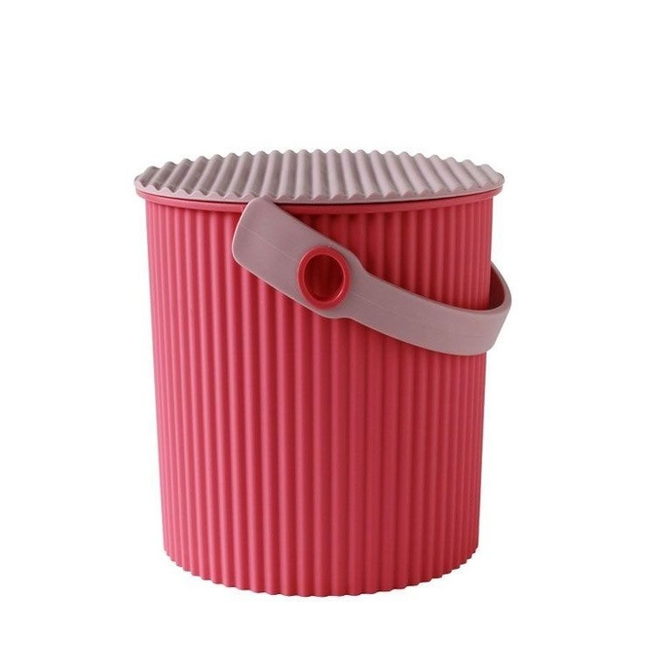 Spand med låg 20L, Omnioutil, Cerise/Pink