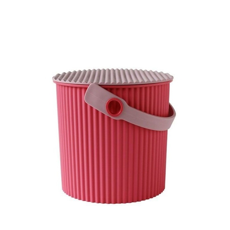 Spand med låg 10L, Omnioutil, Cerise/Pink