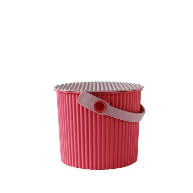 Spand med låg 8L, Omnioutil, Cerise/Pink